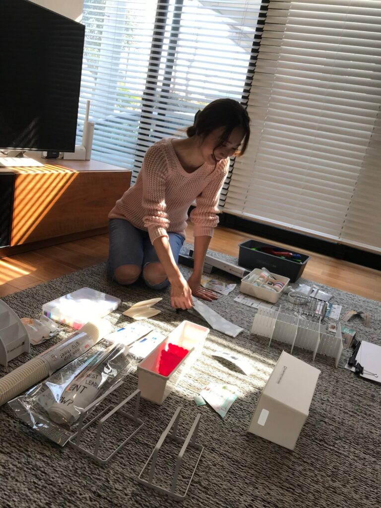 収納特集本の監修撮影